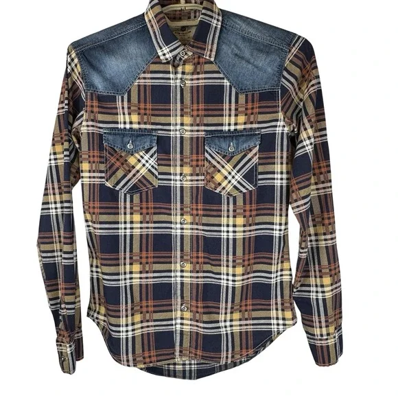 The Zara Man Denim Collection Men's Small Slim Fit Button Up‎ - Picture 2 of 9